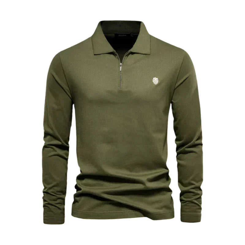 Camisa con Corte Ajustado y Manga Larga para Hombre | Ideal para Uso Diario y Formal