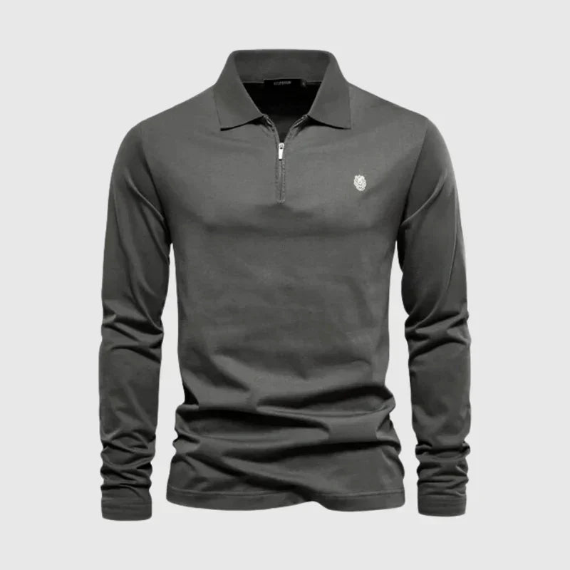 Camisa con Corte Ajustado y Manga Larga para Hombre | Ideal para Uso Diario y Formal