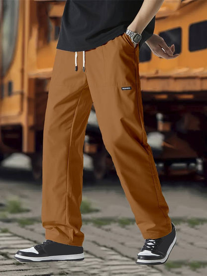 Pantalón con Cintura Elástica y Cordón Ajustable para Hombres | Ideal para Uso Diario y Salidas Informales