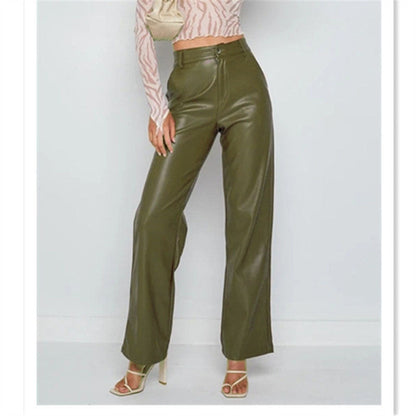Pantalón de Talle Alto con Corte Recto para Mujer | Ideal para Salidas o Eventos