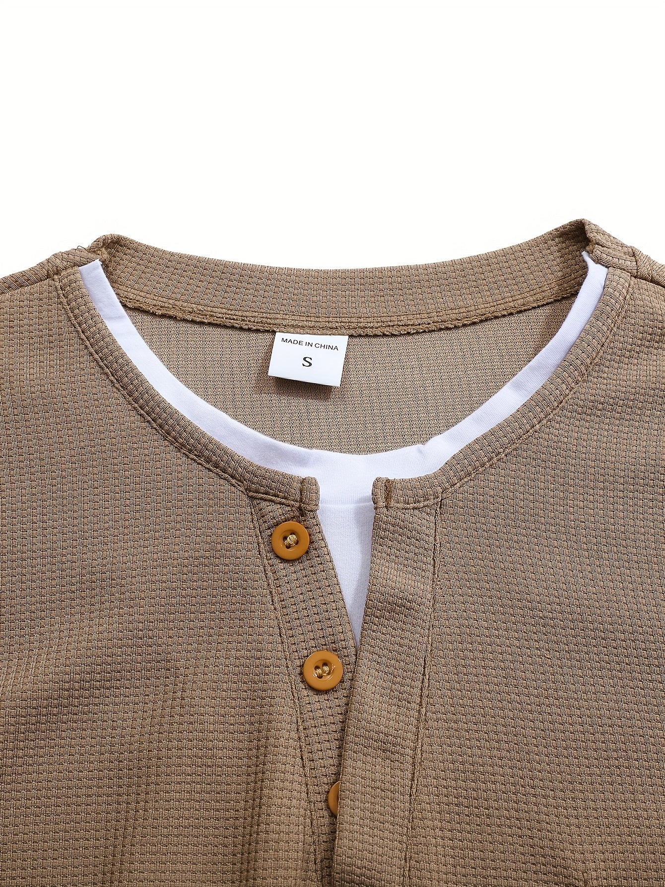 Polo De Manga Larga Con Apertura De Botones Y Bolsillos Para Hombre | Ideal Para Uso Diario