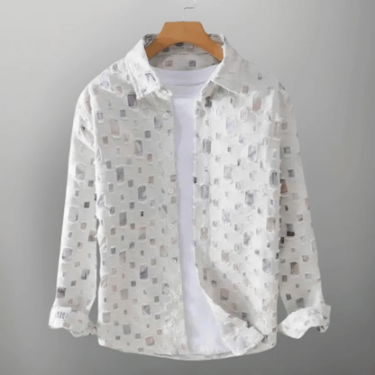 Camisa de Hombre con Corte Holgado para Actividades Cotidianas | Ideal para Ocio Diario