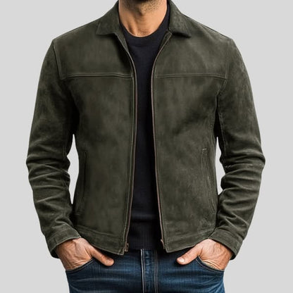 Chaqueta Con Cierre De Cremallera Y Bolsillos Para Hombre | Ideal Para Uso Diario