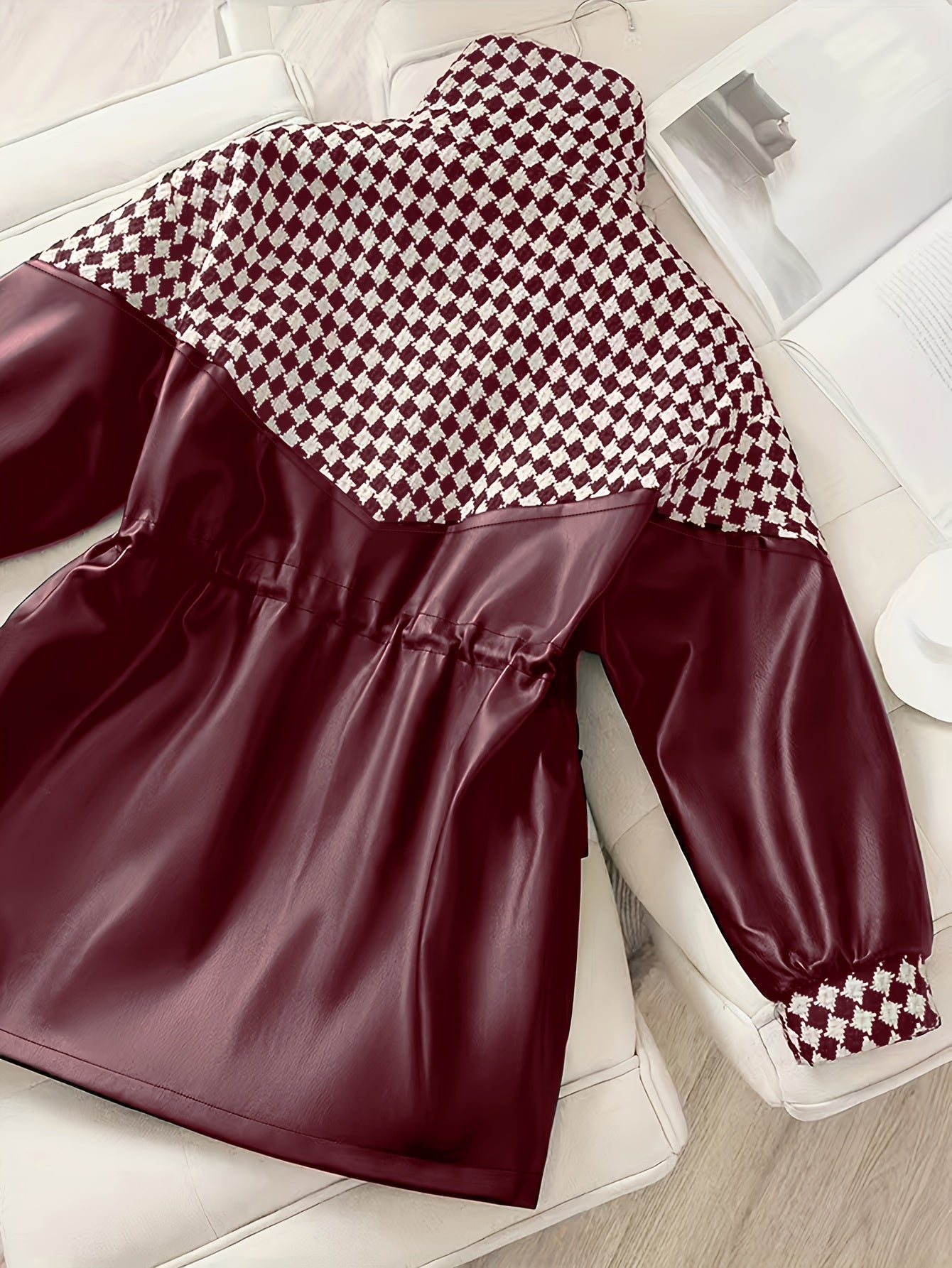 Chaqueta Con Cremallera y Cuello Alto Para Mujer | Ideal Para Otoño e Invierno