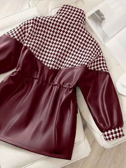 Chaqueta Con Cremallera y Cuello Alto Para Mujer | Ideal Para Otoño e Invierno