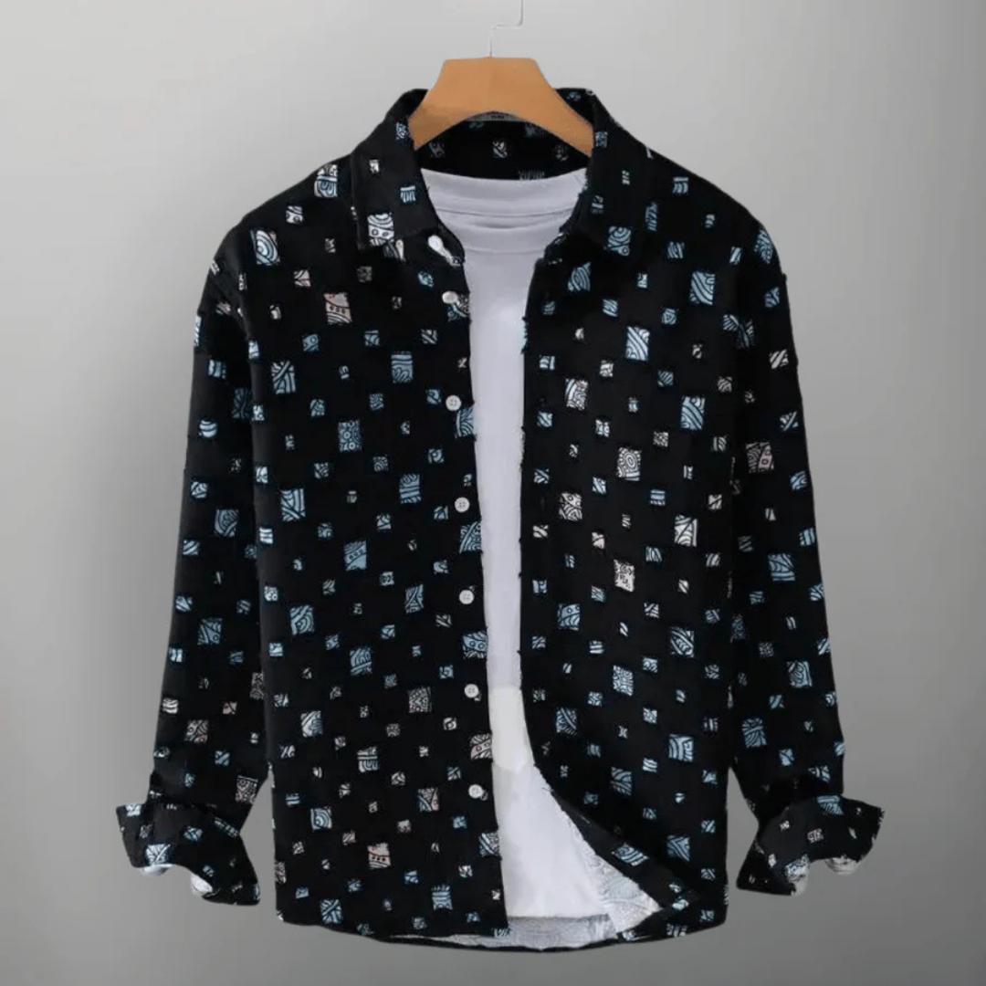 Camisa de Hombre con Corte Holgado para Actividades Cotidianas | Ideal para Ocio Diario