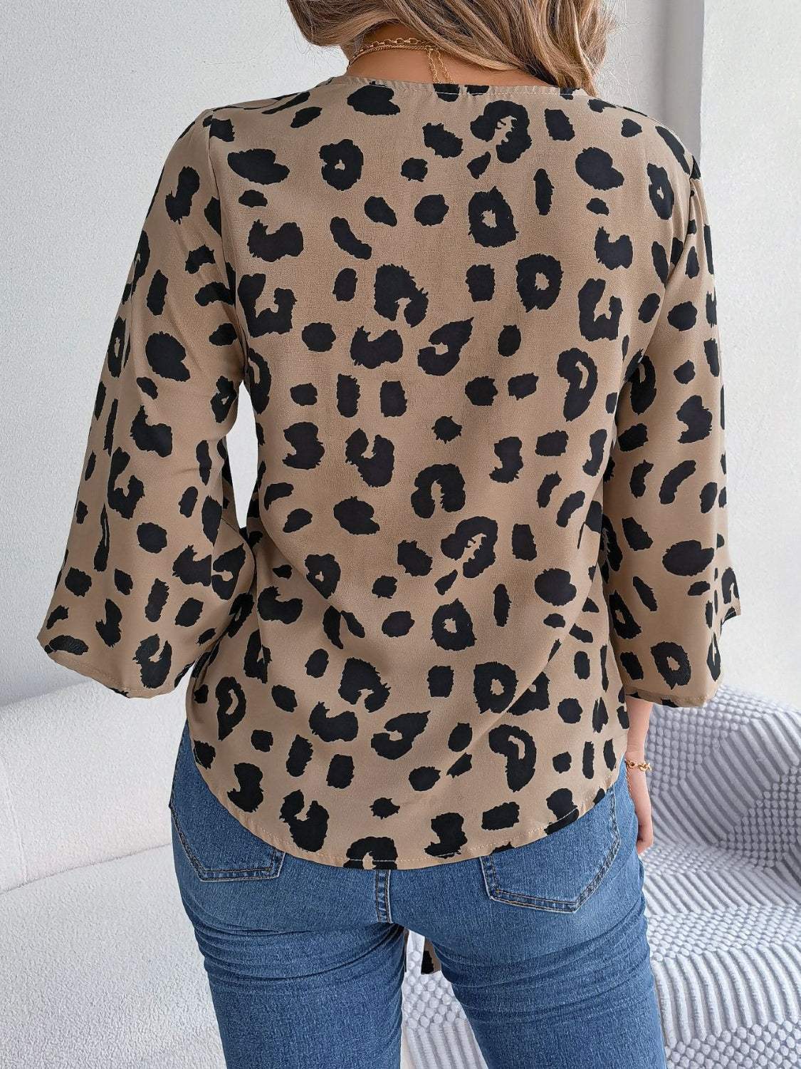 Blusa Con Estampado Animal Para Mujer | Ideal Para Uso Diario Y Ocasiones Variadas
