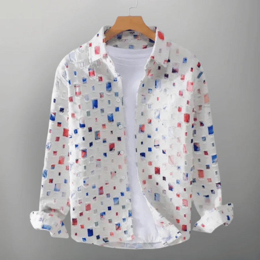Camisa de Hombre con Corte Holgado para Actividades Cotidianas | Ideal para Ocio Diario