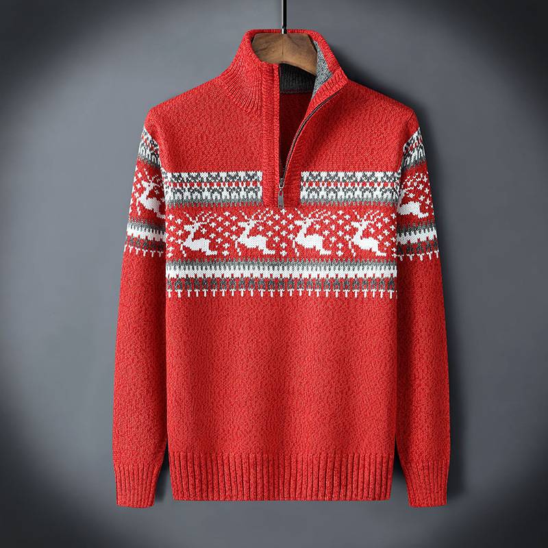 Jersey Con Media Cremallera Y Cuello Alto Para Adultos | Ideal Para Uso Diario Y Superposición