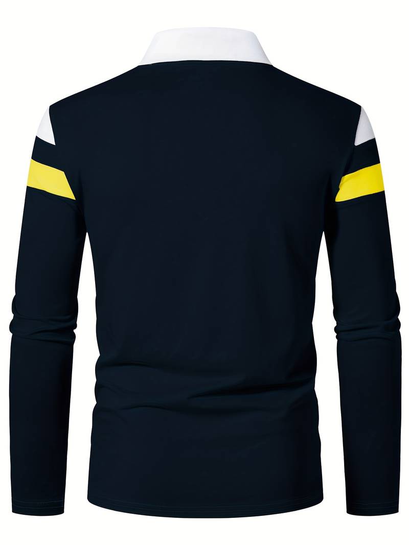 Polo de Hombre con Cremallera Frontal para Uso Diario | Ideal para Contextos Informales y Semi-Formales