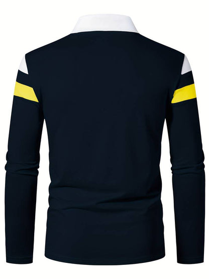Polo de Hombre con Cremallera Frontal para Uso Diario | Ideal para Contextos Informales y Semi-Formales