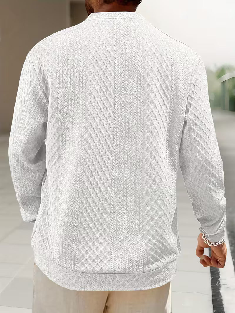 Jersey Con Motivo Geométrico Y Corte Relajado Para Hombre | Ideal Para Uso Diario