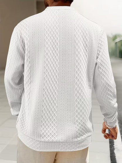 Jersey Con Motivo Geométrico Y Corte Relajado Para Hombre | Ideal Para Uso Diario