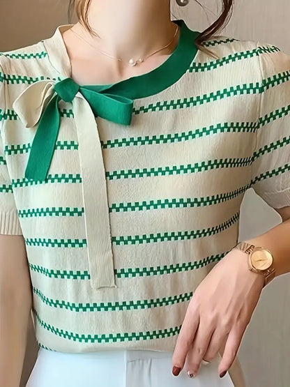 Top con Cuello Polo y Escote Ajustable para Mujer | Ideal para Uso Diario o Actividades Informales