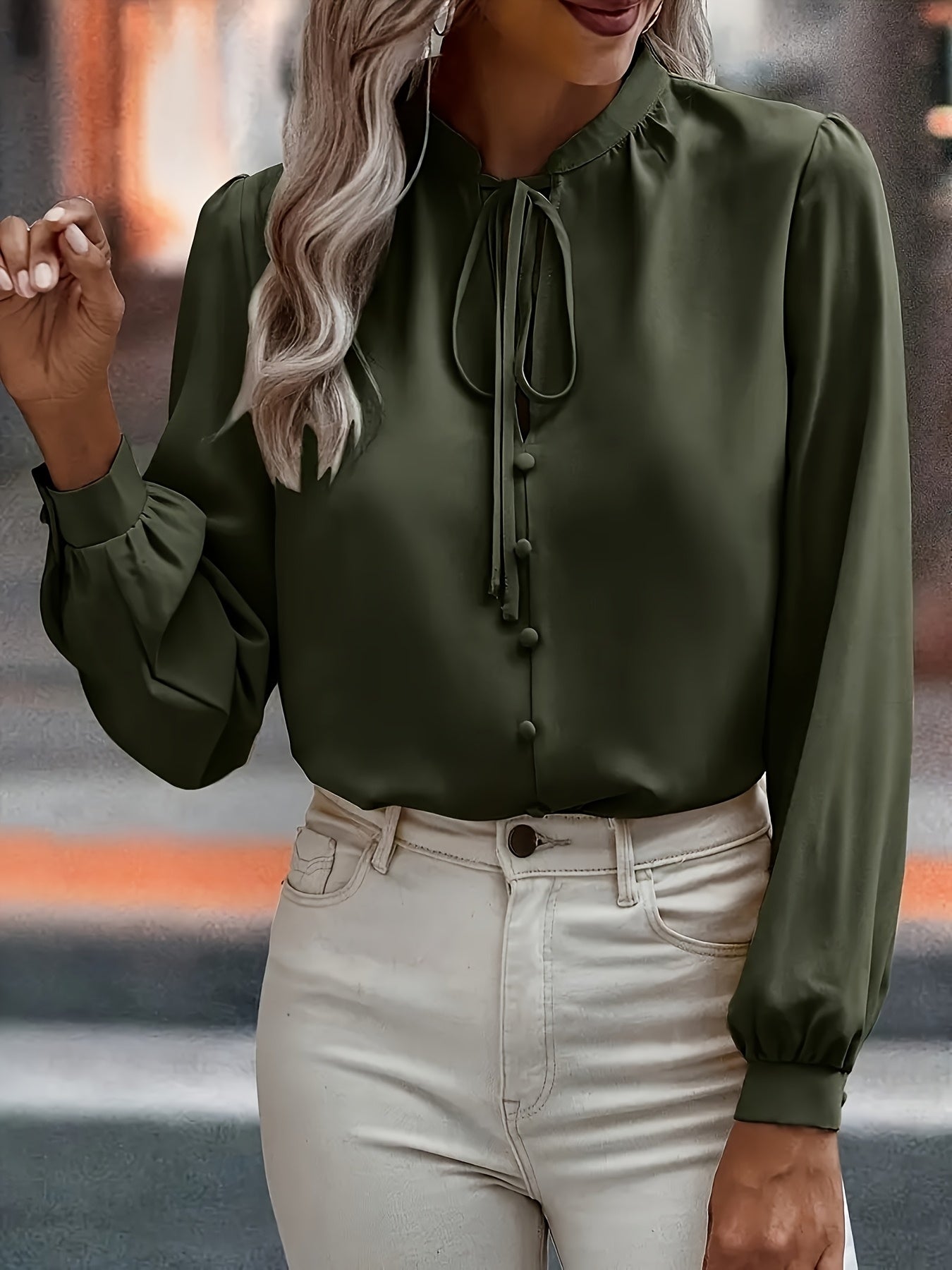 Blusa Con Corte Ajustado Y Detalles Integrados Para Mujer | Ideal Para Uso Diario Y Profesional