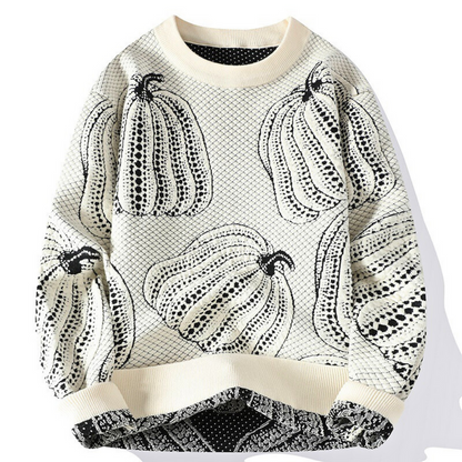 Jersey Con Motivo De Calabaza Integrado Para Hombre | Ideal Para Uso Diario