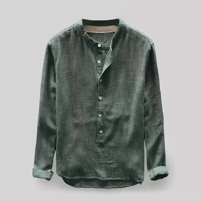 Camisa de Manga Larga de Corte Regular para Hombres | Ideal para Uso Diario y Formal