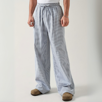 Pantalón Amplio A Rayas Para Adultos | Ideal Para Uso Diario Y Actividades Al Aire Libre