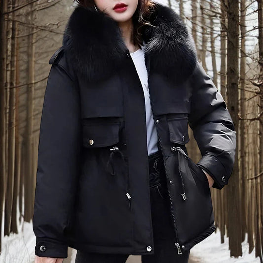 Parka de Invierno con Corte Recto para Mujer | Ideal para Temporada de Invierno