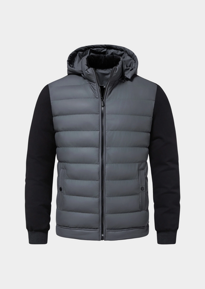 Chaqueta Con Cremallera De Largo Completo Y Capucha Desmontable Para Hombre | Ideal Para Uso Diario