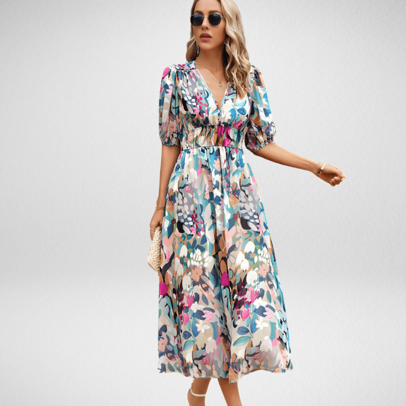 Vestido Midi Con Longitud Intermedia Para Mujer | Ideal Para Uso Diario Y Ocasiones