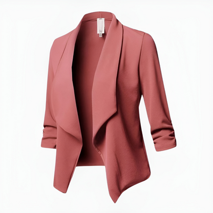 Blazer de Manga Larga con Silueta Estructurada para Mujer | Contexto Profesional o Formal