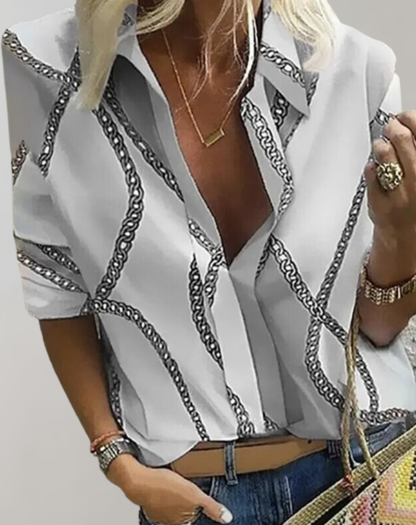 Blusa Con Corte Relajado Y Mangas Largas Para Mujer | Ideal Para Uso Diario E Informal