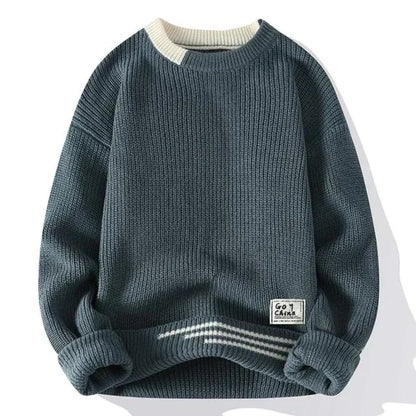 Jersey De Punto Con Cuello Redondo Para Hombre | Ideal Para Uso Diario