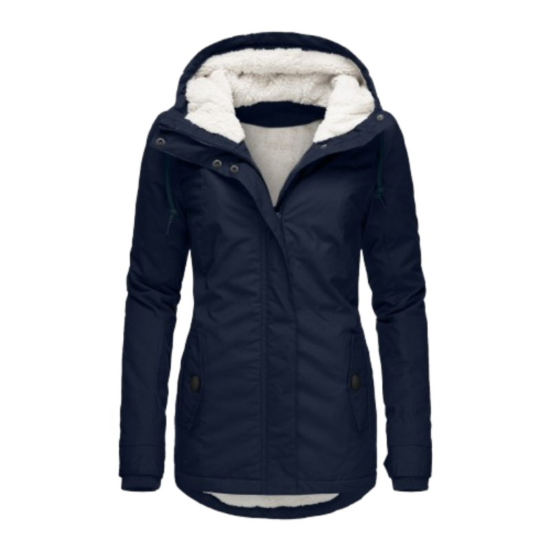 Parka de Invierno con Capucha Desmontable y Bolsillos Funcionales para Mujer | Ideal para Invierno