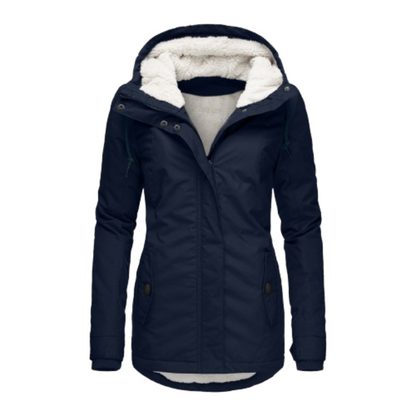 Parka de Invierno con Capucha Desmontable y Bolsillos Funcionales para Mujer | Ideal para Invierno