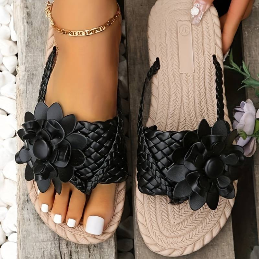 Sandalias de Verano con Tiras Trenzadas para Mujer | Ideales para Actividades Diarias en Temporadas Cálidas