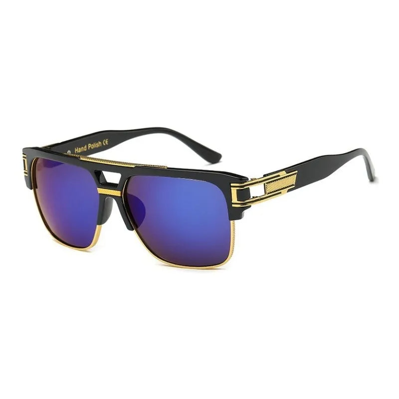 Gafas De Sol Con Forma Cuadrada Y Lentes Espejadas Para Adultos | Ideales Para Uso Diario En Exterior