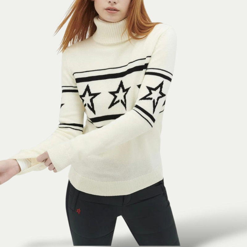 Jersey De Cuello Alto Con Corte Ajustado Para Mujer | Ideal Para Uso Diario Y Oficina