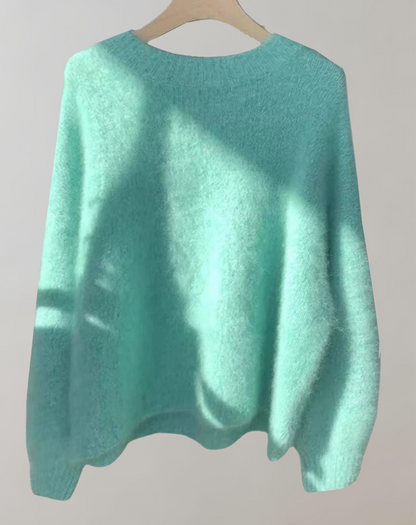 Suéter A Rayas Con Cuello Redondo Para Mujer | Ideal Para Uso Diario