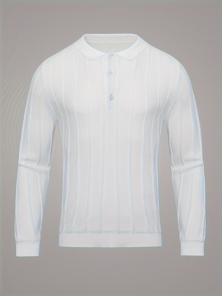 Jersey De Punto Slim Fit Para Hombre | Ideal Para Uso Diario Y Entornos Profesionales