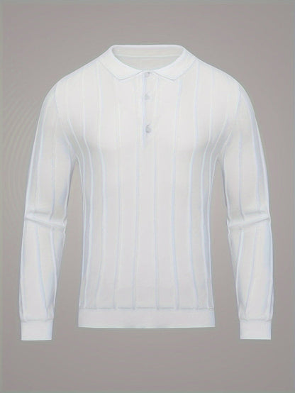 Jersey De Punto Slim Fit Para Hombre | Ideal Para Uso Diario Y Entornos Profesionales