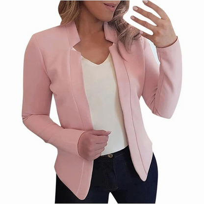 Blazer Corto con Corte Ajustado y Mangas Largas para Personas Adultas | Ideal para Uso Profesional e Informal