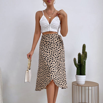 Falda Mi-Larga de Talle Alto con Volantes y Oversize para Mujer | Ideal para Uso Diario o Eventos Planificados