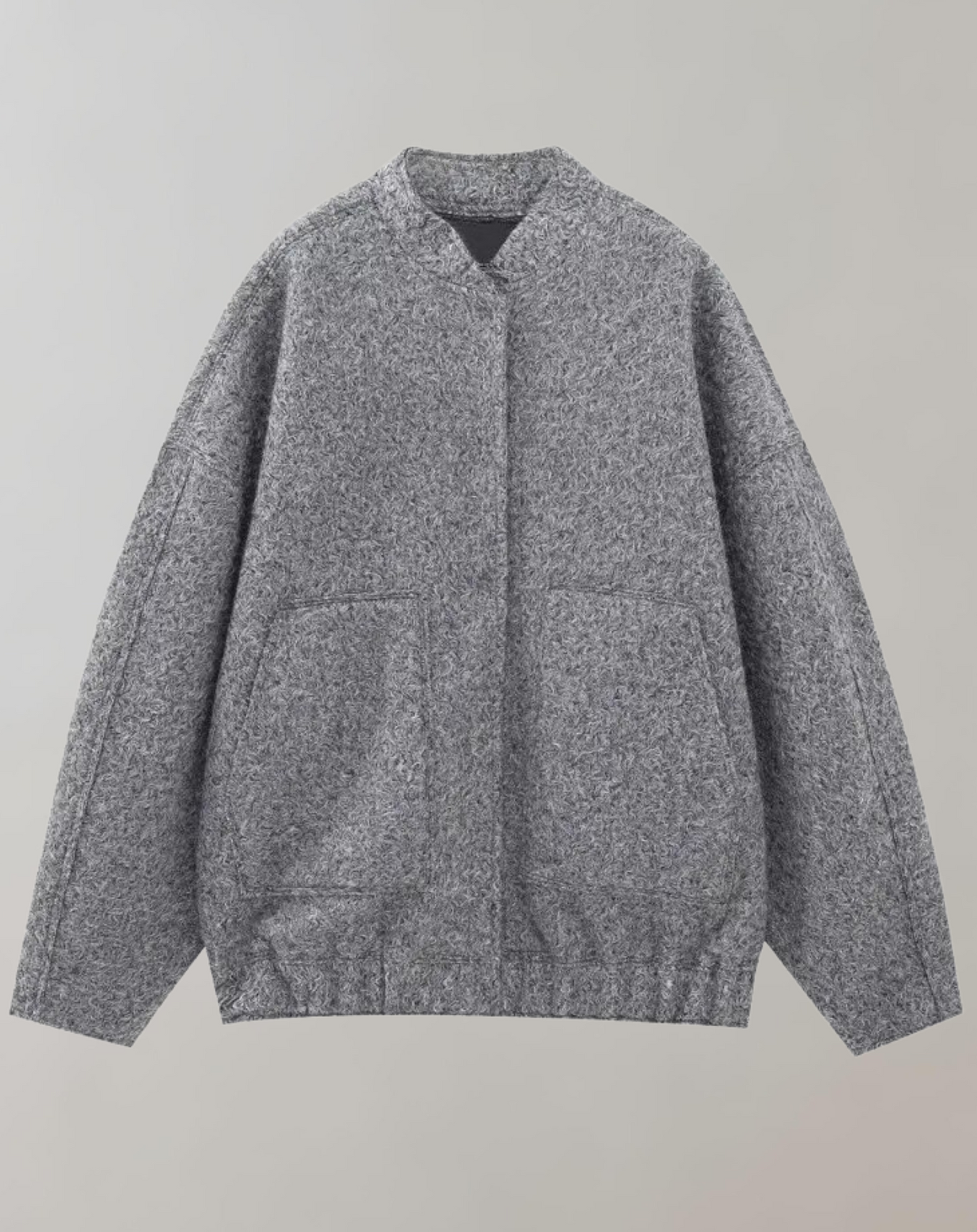 Chaqueta Tipo Bomber Con Diseño Holgado Para Mujer | Ideal Para Uso Diario