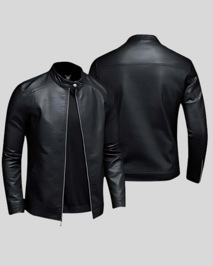Chaqueta Con Cremallera Frontal Y Cuello Con Botones Para Hombre | Ideal Para Uso Diario Y Ocasiones Variadas