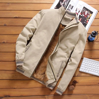 Chaqueta Bomber Con Cierre Frontal Para Hombre | Ideal Para Uso Diario En Clima Fresco