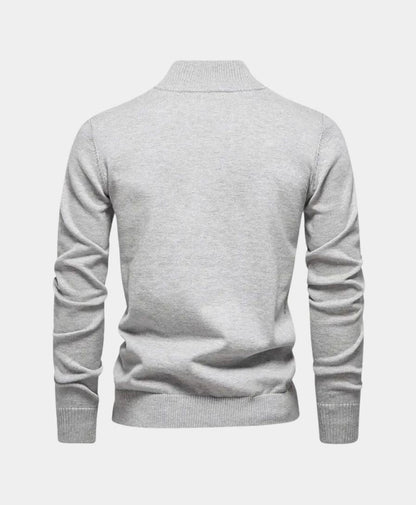 Jersey Con Medio Cierre Y Cuello Alto Para Hombre | Ideal Para Uso Diario