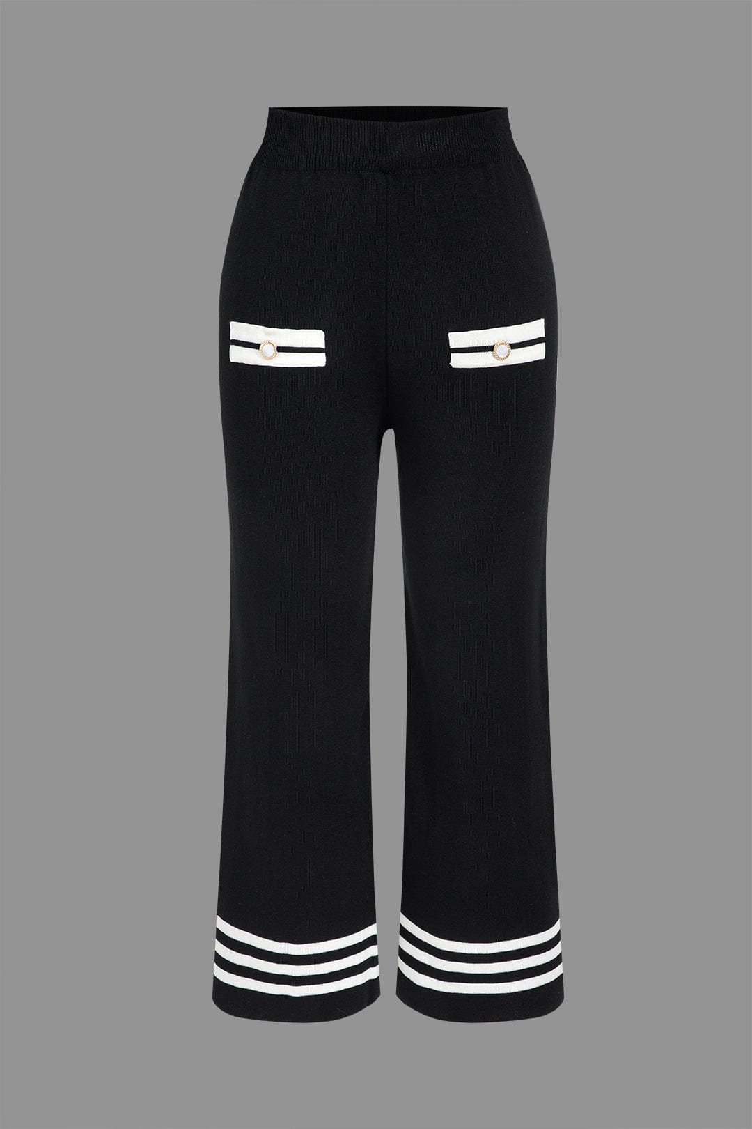 Conjunto De Dos Piezas Para Mujer Con Cárdigan Corto Y Pantalón Amplio | Ideal Para Uso Diario Y Trabajo