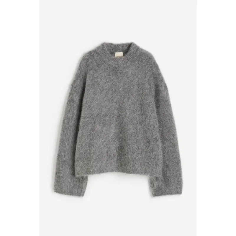 Suéter Oversized Con Diseño Liso Para Mujer | Ideal Para Otoño E Invierno