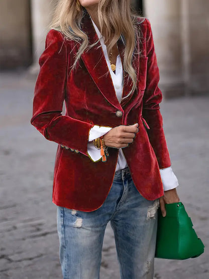 Blazer con Corte Ajustado para Mujer | Ideal para Uso Diario y Profesional