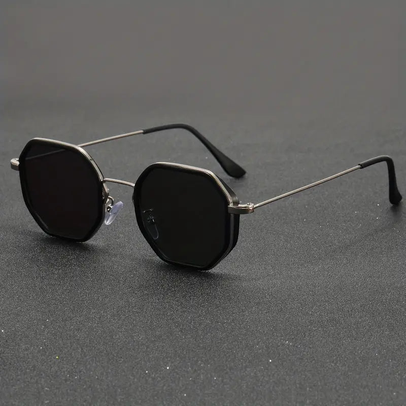 Gafas de Sol Polygonales para Hombres | Ideal para Uso Diario y Exterior