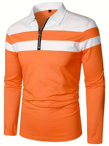 Polo de Hombre con Cremallera Frontal para Uso Diario | Ideal para Contextos Informales y Semi-Formales