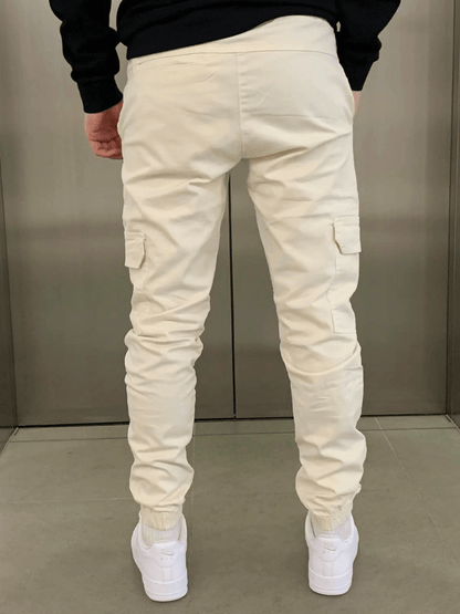 Pantalón Jogger Cargo con Corte Entallado y Cintura Elástica para Hombre | Ideal para Uso Diario