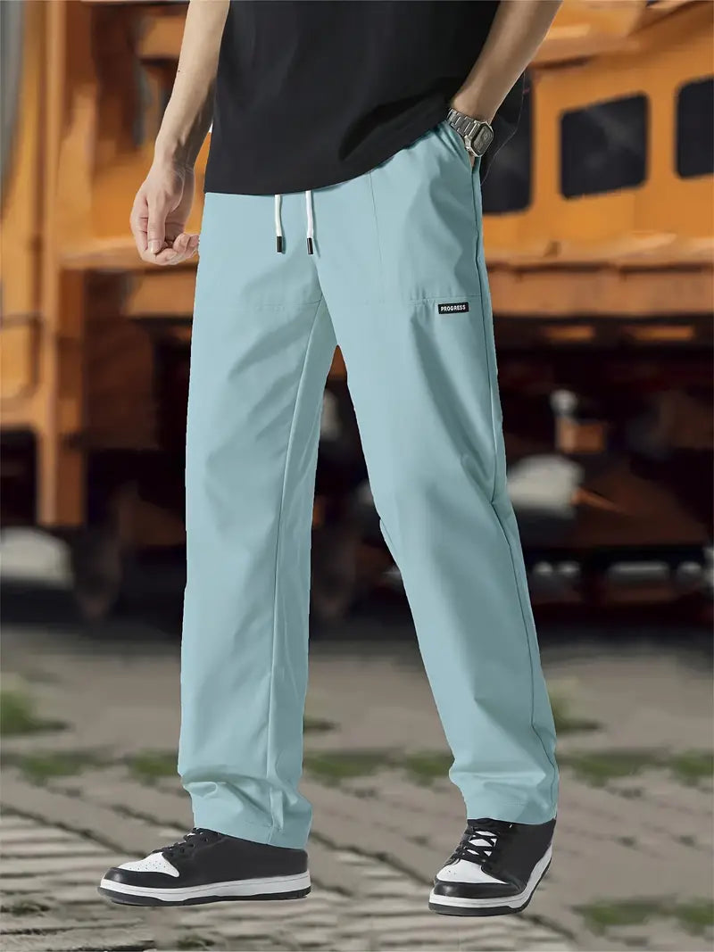 Pantalón Para Hombre Con Corte Holgado Y Cintura Ajustable | Ideal Para Uso Diario Y Actividades Informales