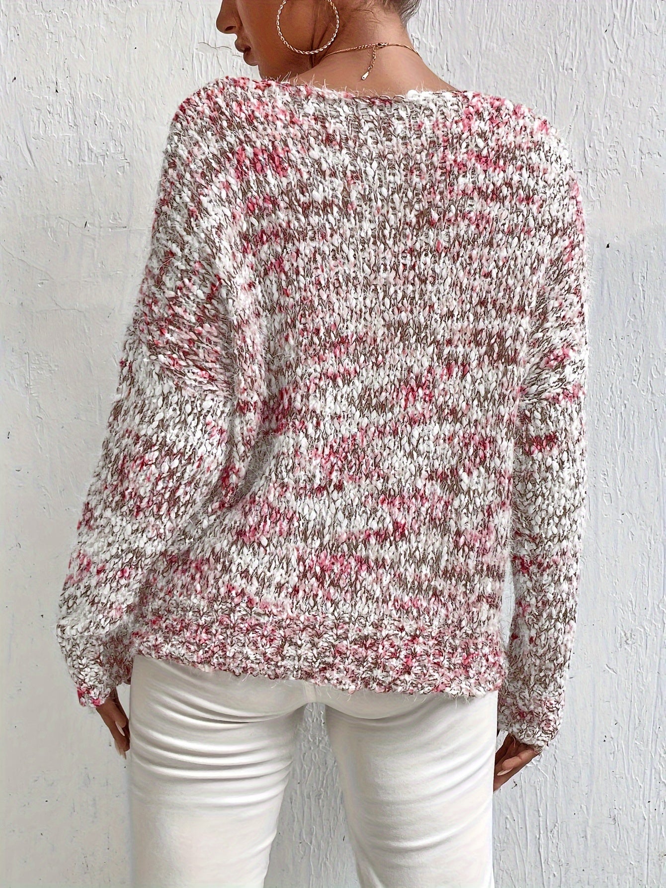 Jersey De Manga Larga De Corte Amplio Para Mujer | Ideal Para Uso Diario Y Superposición